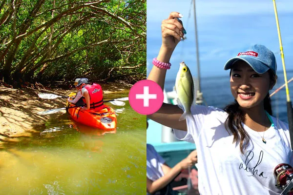 マングローブカヤックツアー＋お手軽フィッシング